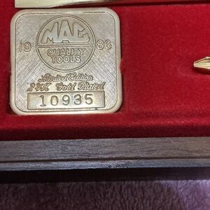 MAC Tools 24K Gold Limited Edition Screwdriver Set